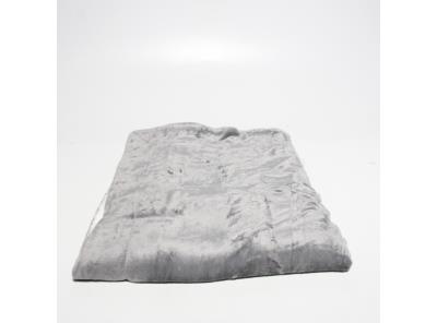 Hřejivá šedá deka Bedsure 130x150 cm