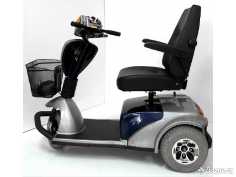 Elektrický tříkolový invalidní skútr, vozík Winner - Záruka