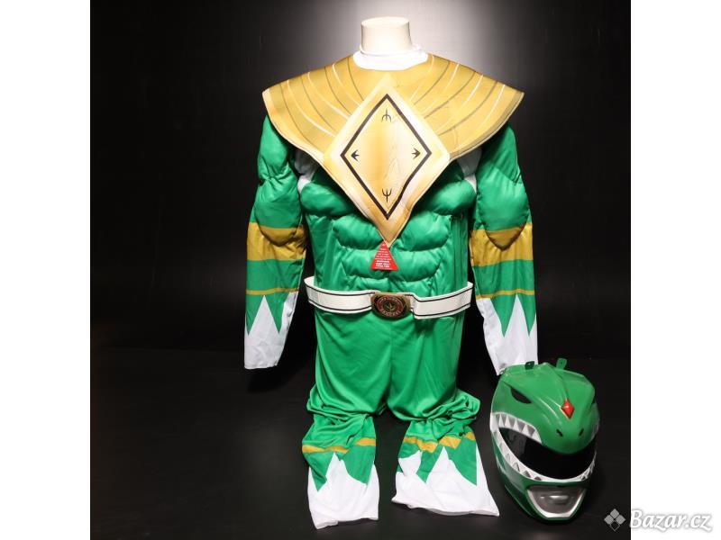 Pánský kostým Disguise Green Ranger vel. XXL