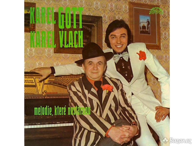 Karel Gott, Karel Vlach – Melodie, Které Nestárnou 1975 VG- VYPRANÁ Vinyl (LP)