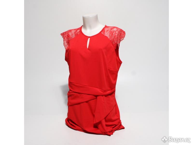 Koktejlové šaty Grace Karin, 2XL - červené