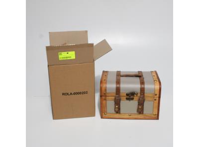 Dřevěná truhla Brynnberg 28x20x19 cm