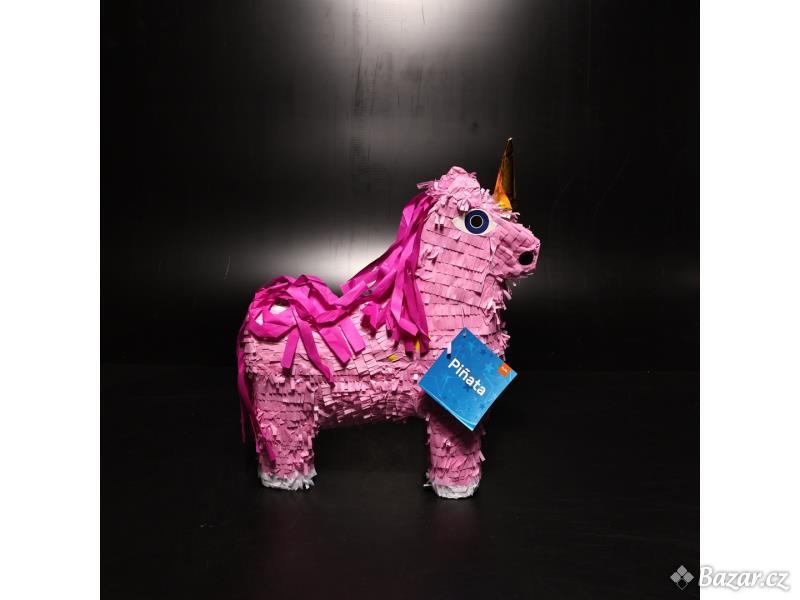 Růžový jednorožec párty dekorace Folat 60921