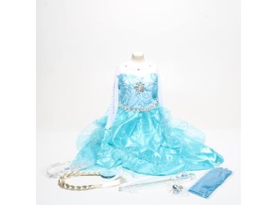 Princeznovské šaty Elsa Uraqt, vel. 140