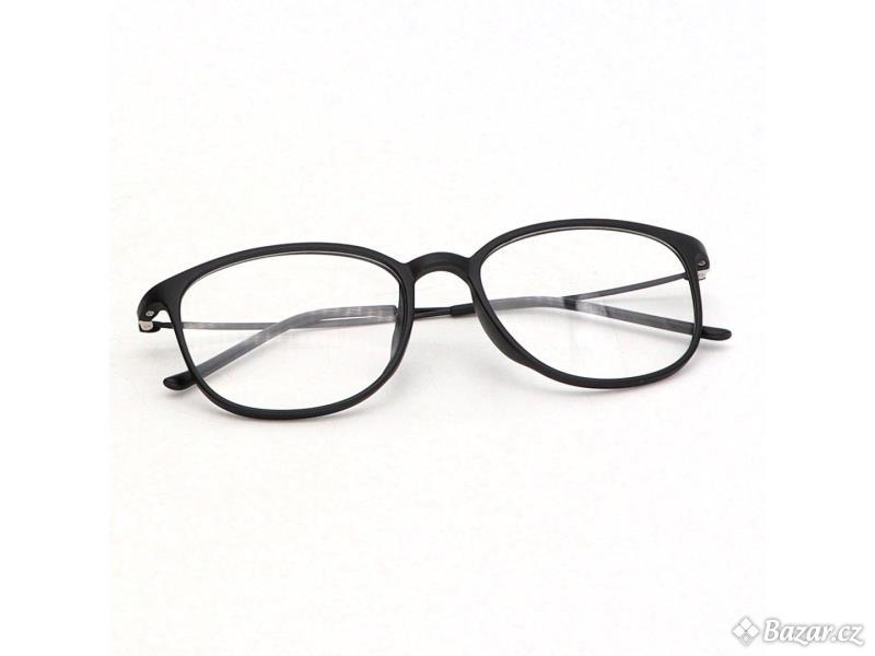 Retro brýle LONTG černé s celorubou