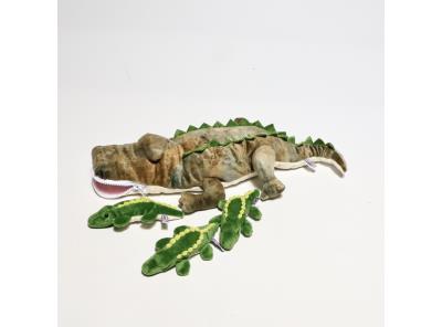 Plyšová hračka Prextex krokodýl