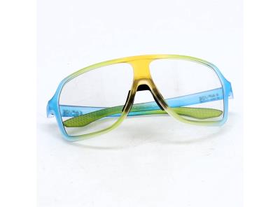 Cyklistické brýle KAPVOE modro-žluté