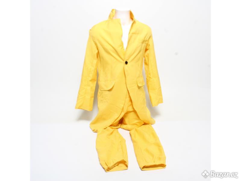Pánský kostým Funshack žlutý oblek M