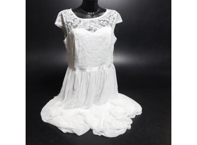 Dámské šaty Dresstells XL barva bílá