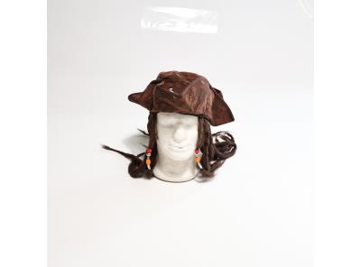 Pirátský klobouk s vlasy Boland 81914