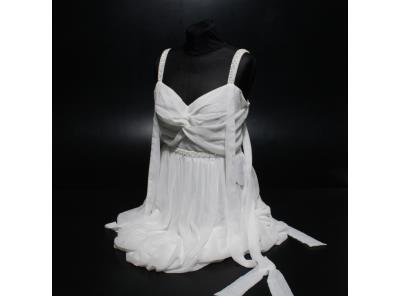 Dámské šaty Little Mistress svatební bílé 40