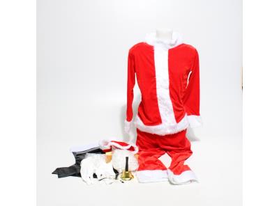 Kostým Alaiyaky Santa Claus, 11 kusů Kostým Santa Claus Vánoční kostým Pánský kostým Santa Claus s