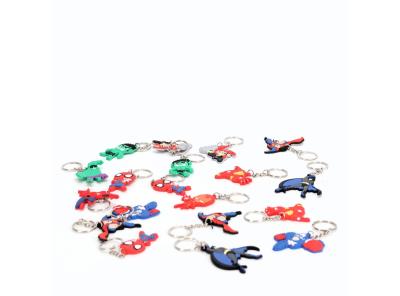 MEIYIFAN Balení 30 mini přívěsků na klíče, dětské klíčenky, přívěsky na klíče pro superhrdiny,