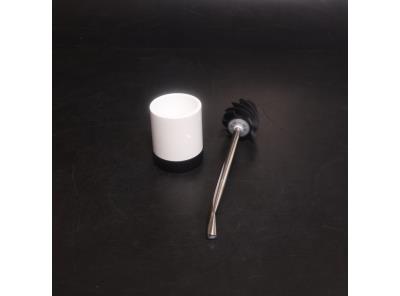 WC štětka s držákem LOOMAID, silikon, šedá