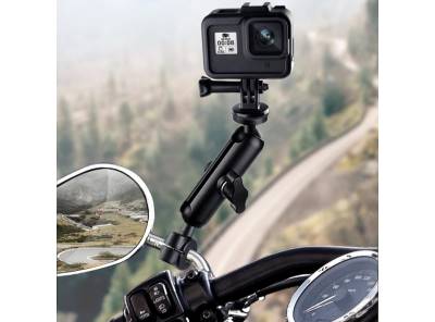 Celokovovy držák GOPRO kamery na motocykl na řídítka