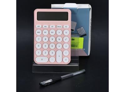 Kapesní kalkulačka 16x11cm Decklit růžová