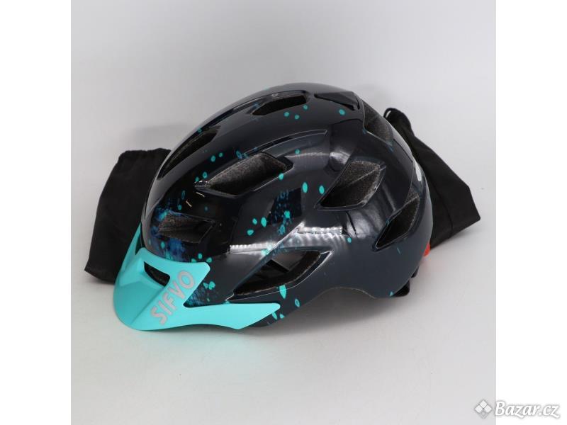Cyklistická helma Sifvo, černá, vel. 50-57
