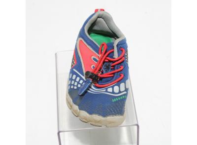 Běžecké boty Saguaro modro-červené 26