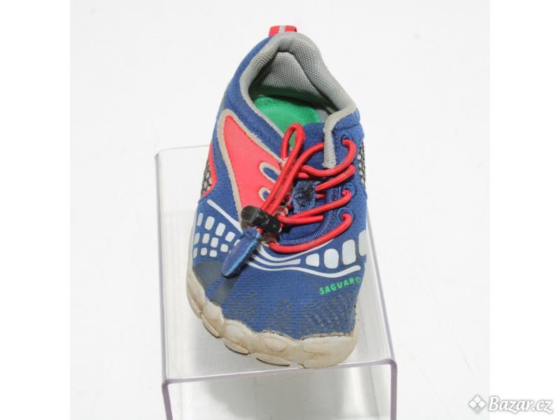 Běžecké boty Saguaro modro-červené 26