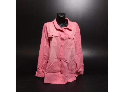 Dámská košile Roskiky Button Down růžová XXL