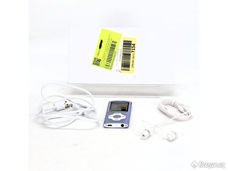 MP3 přehrávač Tabmart M01 modrofialový
