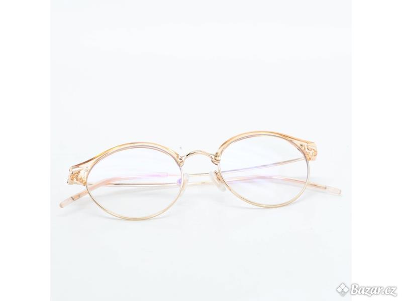 Brýle na čtení Firmoo +1.50 zlaté