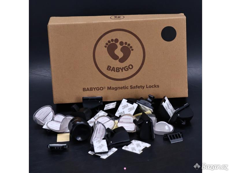 Zámky na skříně BabyGO magnetické 10ks