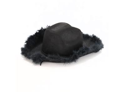 Černý kovbojský klobouk JeVenis Dámské brýle na párty Doplňky Cowgirl Hat Kovbojský klobouk pro