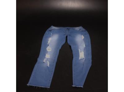 Dámské kalhoty Uusollecy velikost XL modré