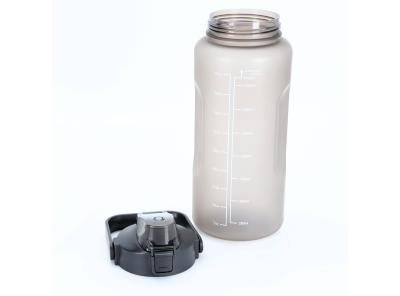 CodiCile 2L láhev na pití Džbán na sportovní nápoje bez BPA s časovým označením a uzávěrem, 2000 ml
