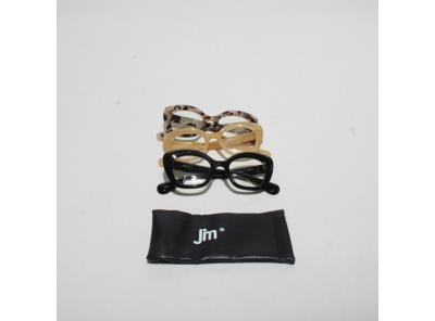 Brýle na čtení 3ks balení JM