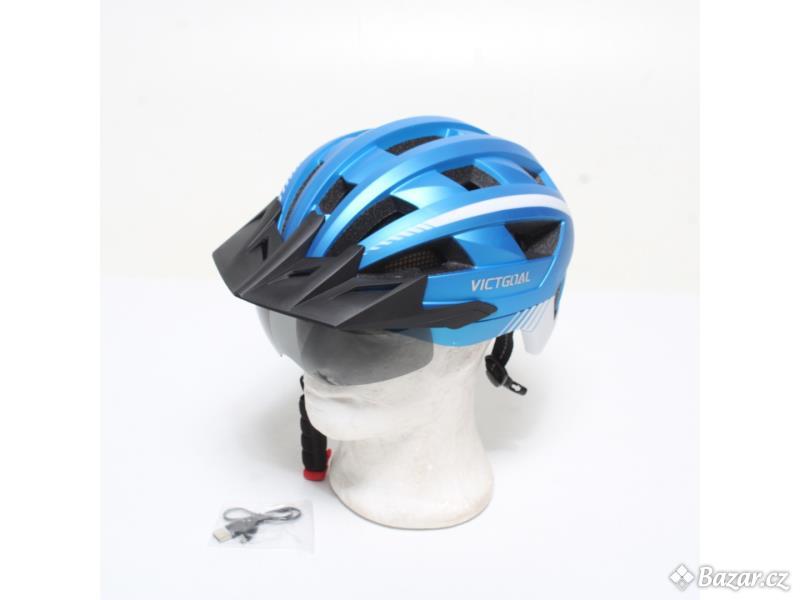 Cyklistická helma VICTGOAL modrá M