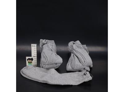Ponožky vysoké šedé velikost 34 - 38