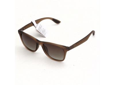Sluneční brýle Occhsouo hnědé UV400