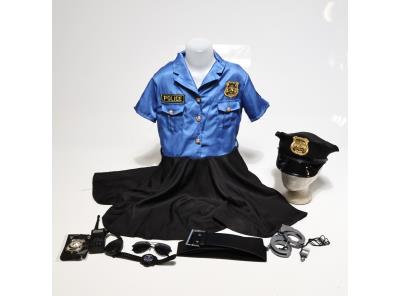 Dívčí kostým Mrsclaus C029S Policistka XL