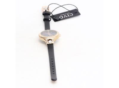 Analogové černé hodinky Civo 8120 