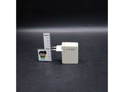Nabíjecí adaptér Vtop UCD8D bílý 4x USB
