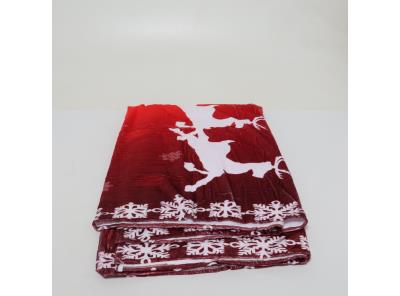 Dekorace UGZDEA vánoční deka 150 x 200cm