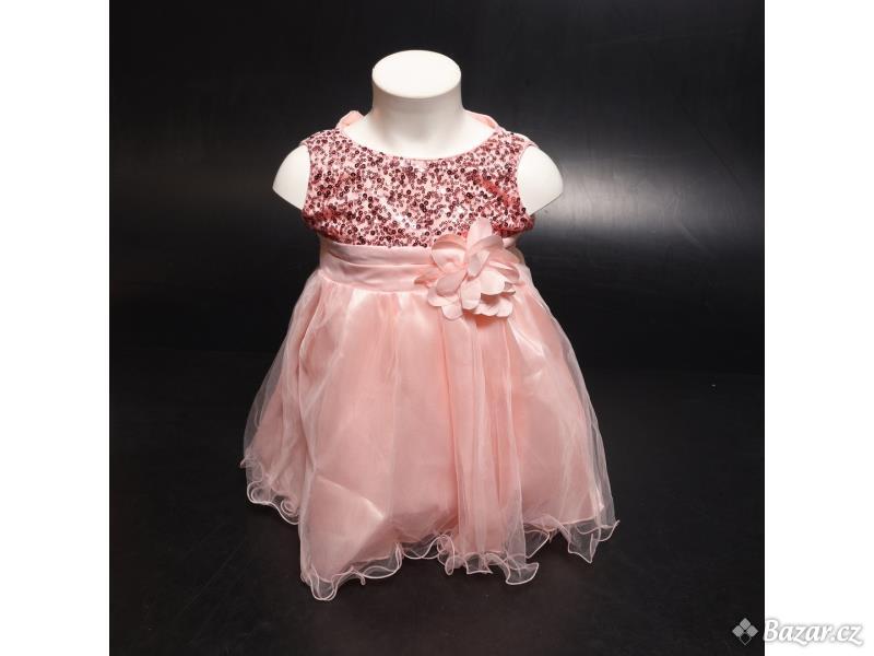 Dívčí šaty vel. 104 (3-4 roky) Discoball