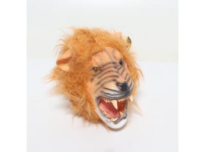 Maska lva na Halloween gumová 