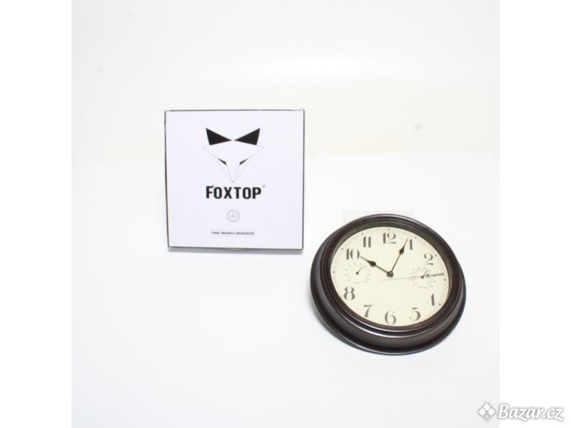 Nástěnné hodiny Foxtop UU1001-2brozne
