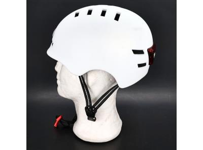 Cyklistická helma SelfLove, 58-61 cm - bílá