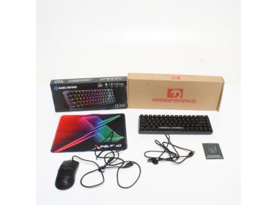 Herní klávesnice a myš LexonElec MK14-65%