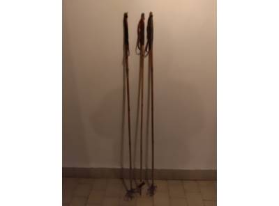 retro bambusové hůlky