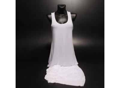 Dámské šaty EXHIC bílé S na ramínka