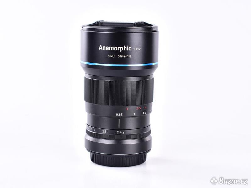 Sirui Anamorphic 1,33× 50 mm f/1,8 pro Sony E