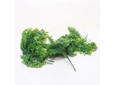DXLing Balení 2 ks umělých bostonských kapradin plastová rostlina vinné révy listy zavěšené