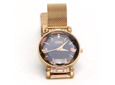 Dámské hodinky Civo 8106 zlaté