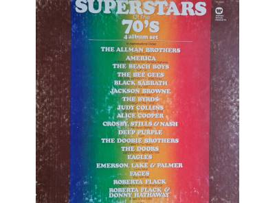 LP - SUPERSTARS OF THE 70's (4 LP)