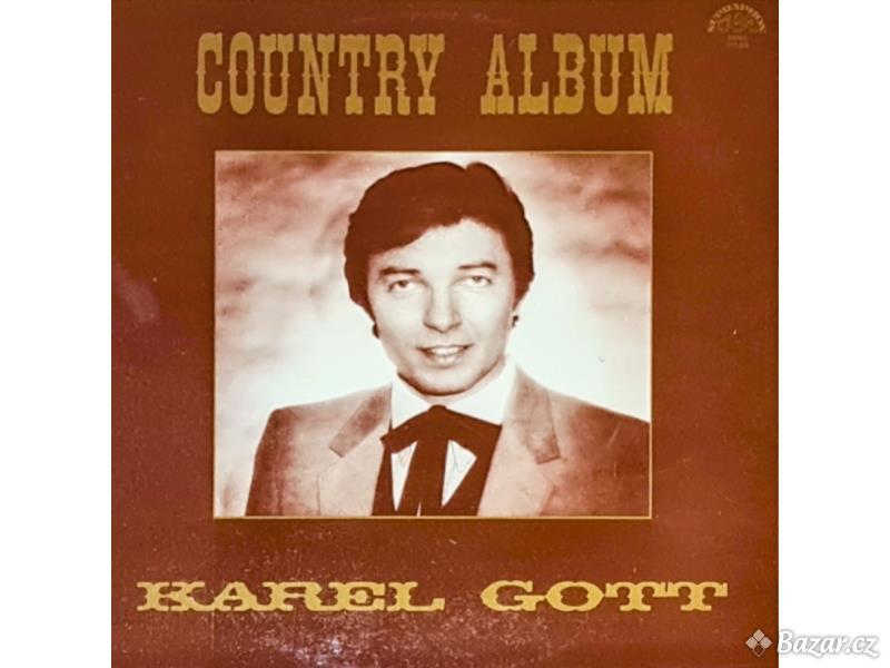 Karel Gott – Country Album 1981 VG-, VYPRANÁ Vinyl (LP)